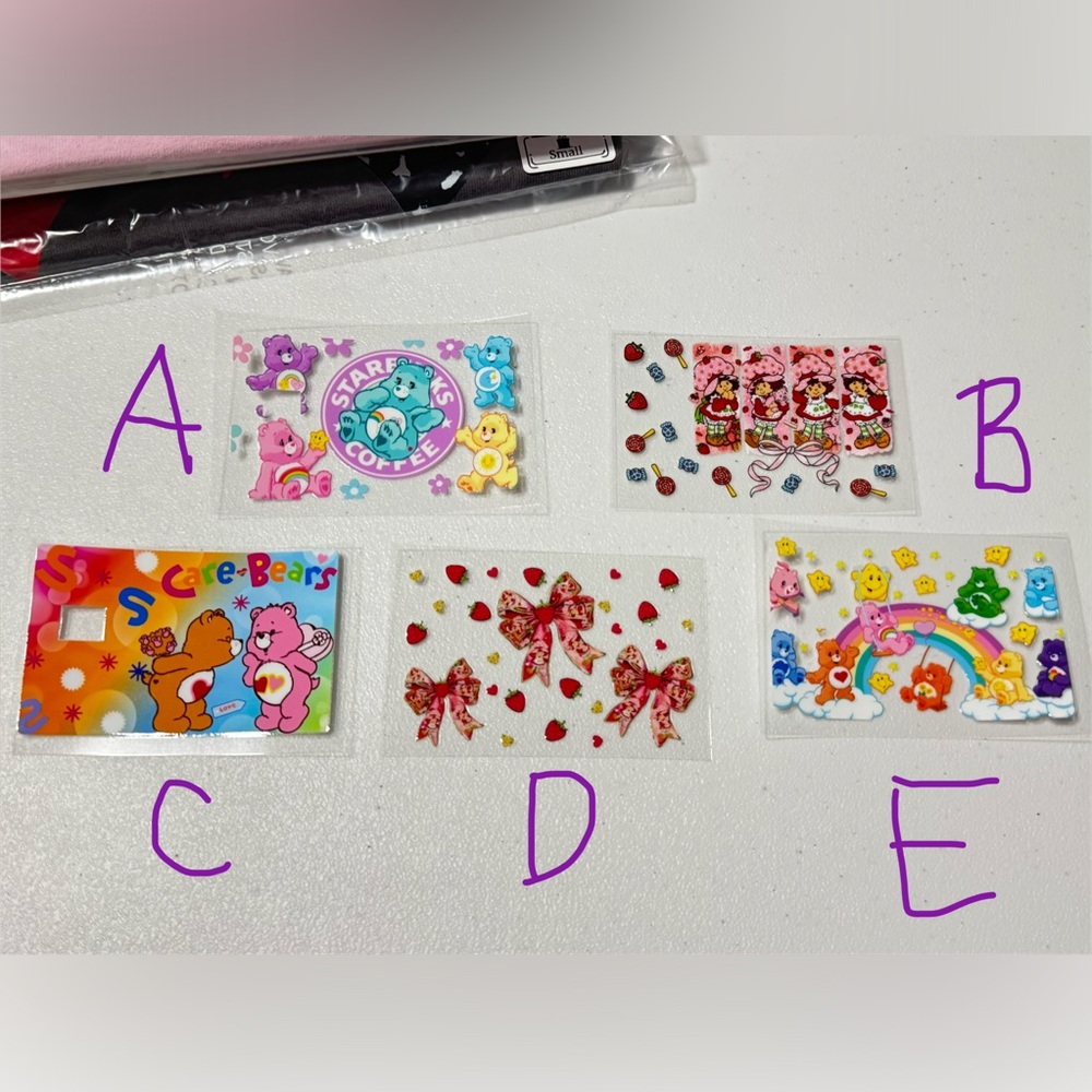 Credit Debit Card Skin Strawberry Shortcake Care Bears
